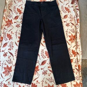 Dockers Signature 30/30 Navy Pin Stripe Straight Fit Dress Pant